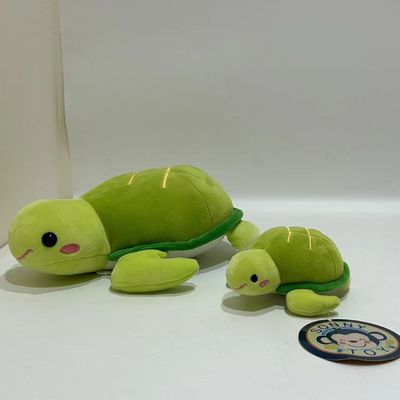 कावाई समुद्री जानवर छोटे और बड़े कछुए खिलौना लोचदार सुपर नरम भरवां खिलौना