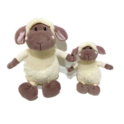 EN71-1-2-3 बच्चों की शिक्षा के लिए अनुकूलित आलीशान खिलौना भेड़ पशु