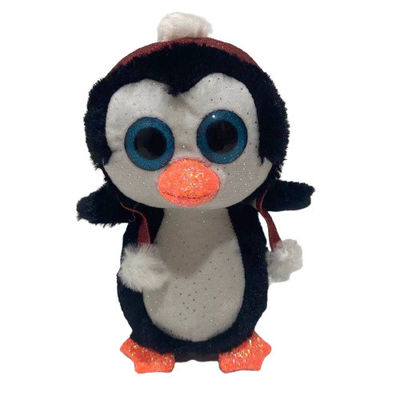 18cm 7.09 इंच क्रिसमस आलीशान खिलौने पेंगुइन भरवां पशु रिकॉर्डिंग दोहराना