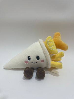 7 पीसी विभिन्न प्रकार की तली हुई मछली और चिप्स प्लश खिलौने, प्यारा भोजन बच्चों और घर की सजावट के लिए भरवां जानवर