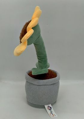 सनफ्लॉवर रिकॉर्डिंग प्लश टॉय प्लश सामग्री और 100% पीपी कॉटन से बना है