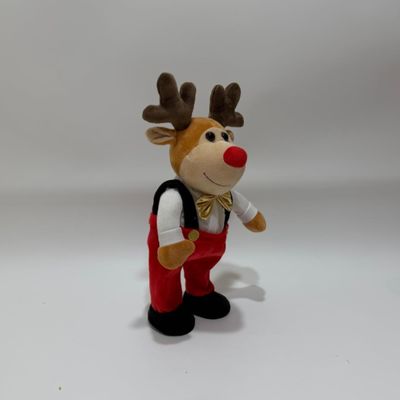 गाना और नाच क्रिसमस सांता और हिरण