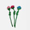 टाई डाई वैलेंटाइन्स दिवस आलीशान खिलौने रंगीन गुलाब का फूल 28 सेमी